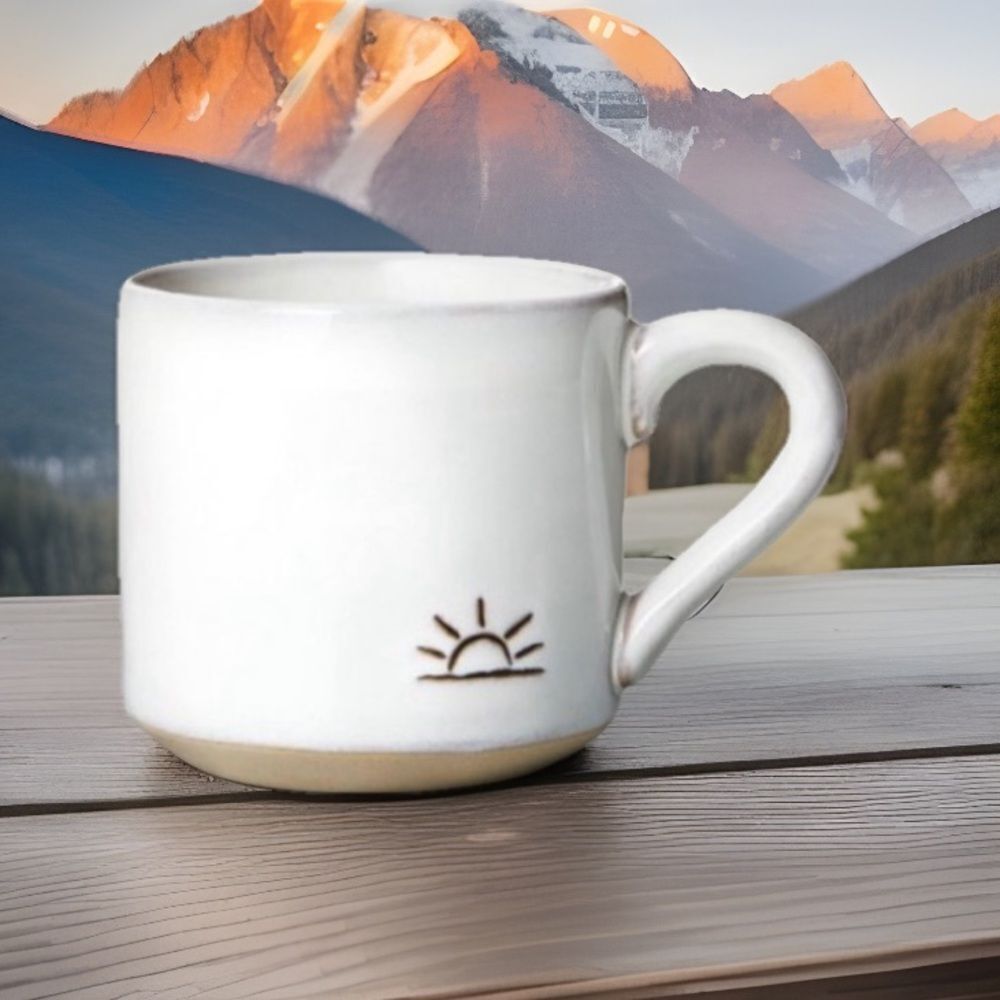 Hearth & Hand Stoneware Sunrise Ceramic Coffee Mug